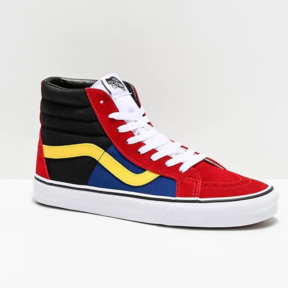 NWT Vans Sk8-Hi Reissue Chili Red Skate Shoes